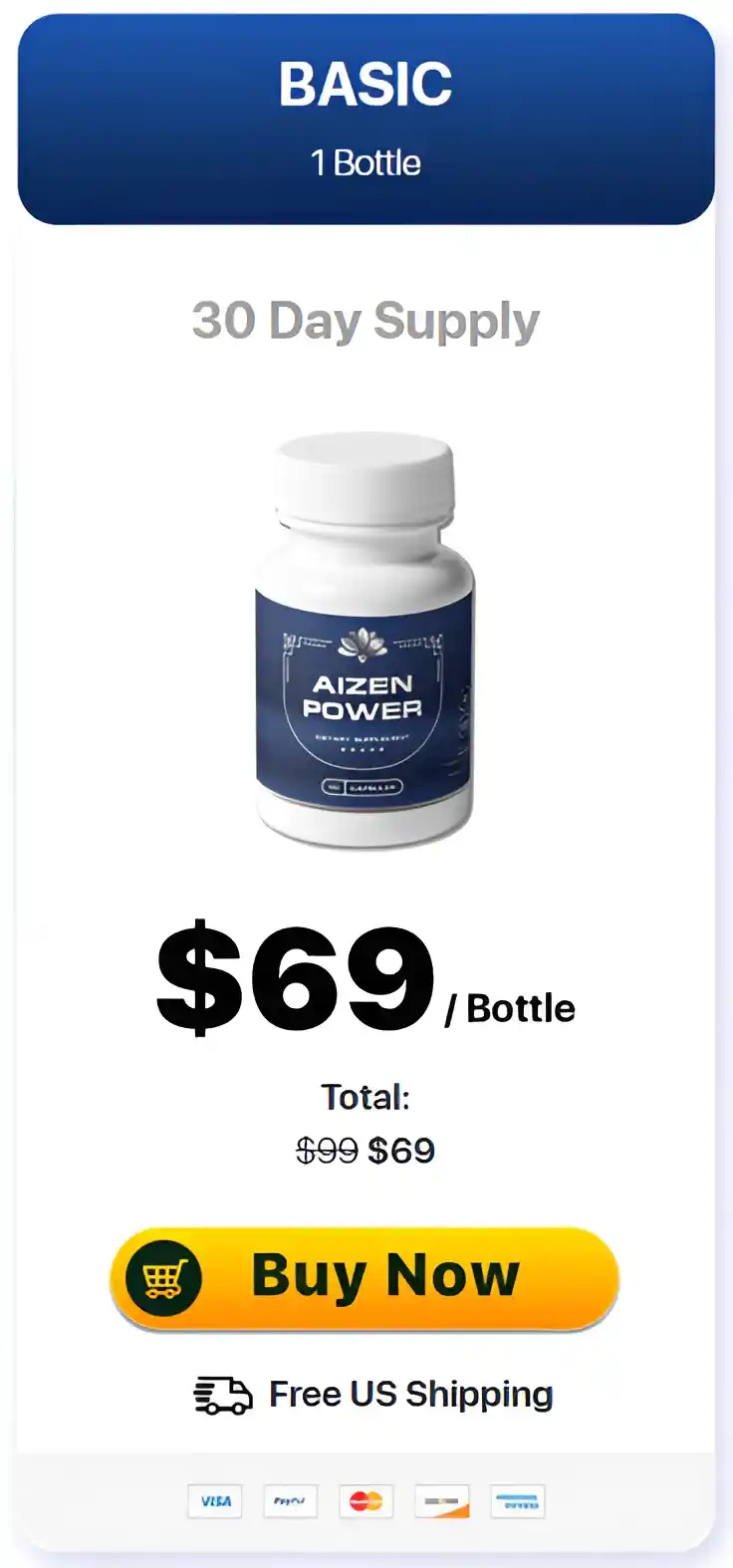 Aizen Power 1 bottle Pricing